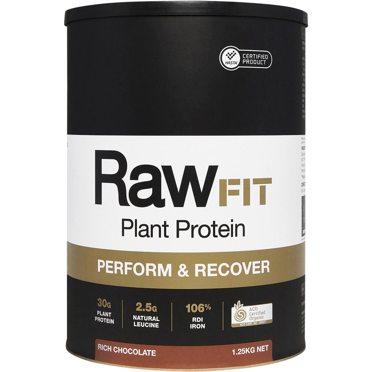 Amazonia- RawFit Plant Protein Perform & Recover Rich Chocolate-1.25kg