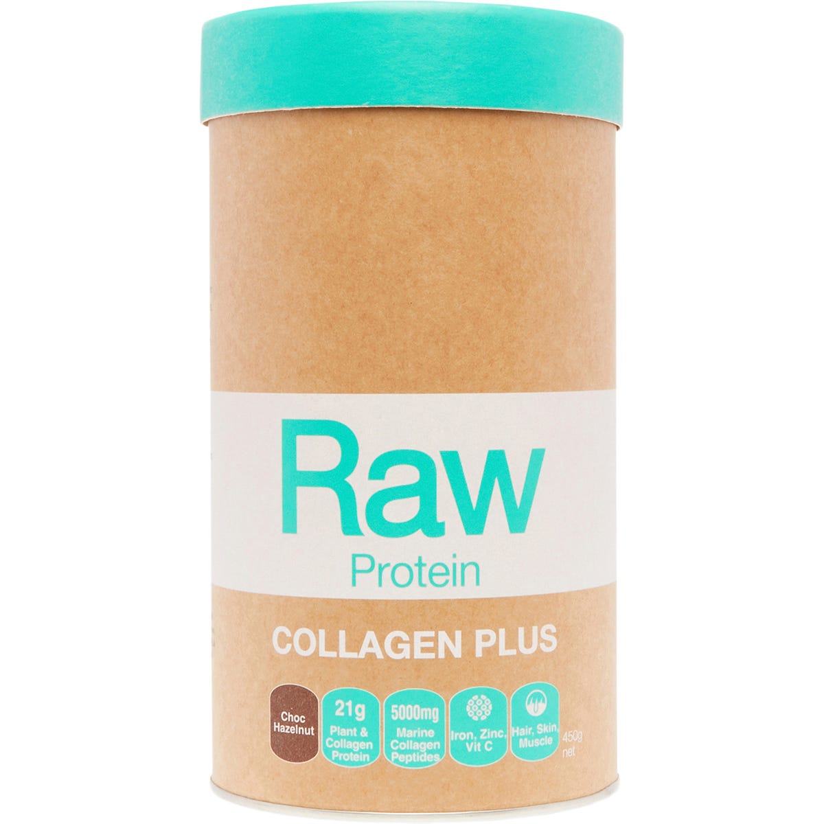 Amazonia- Raw Protein Collagen Plus Choc Hazelnut-750g