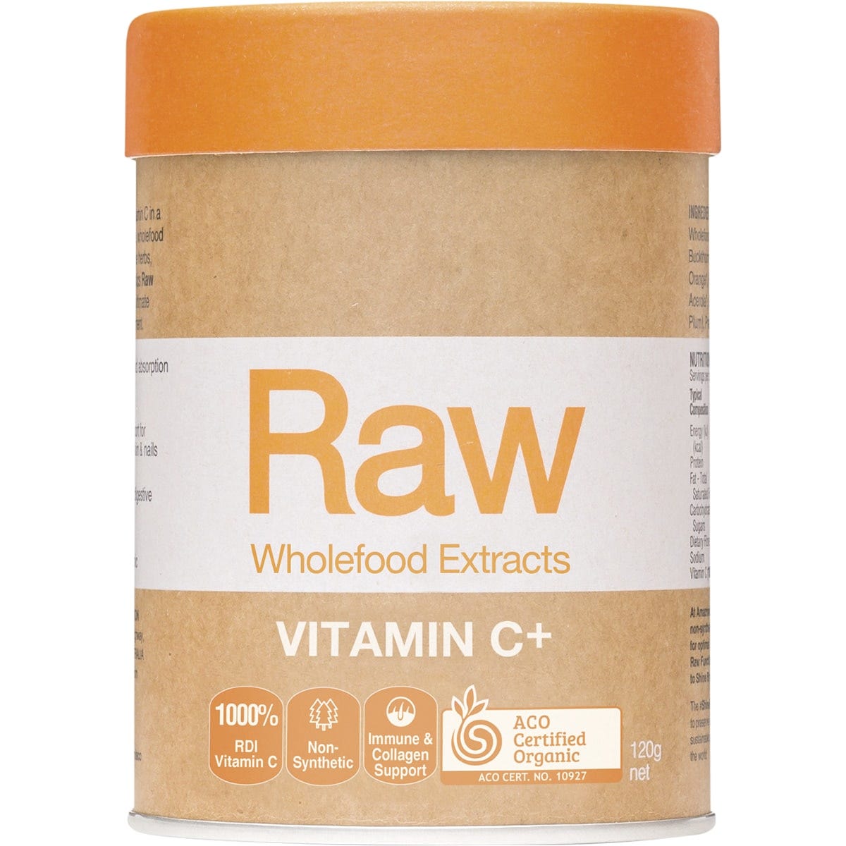 Amazonia- Raw Wholefood Extracts Vitamin C+-120g