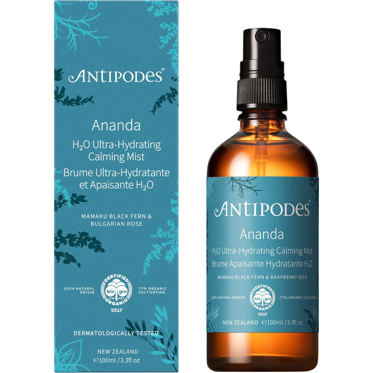 Antipodes- Ananda H2O Ultra-Hydrating Calming Mist -100ml