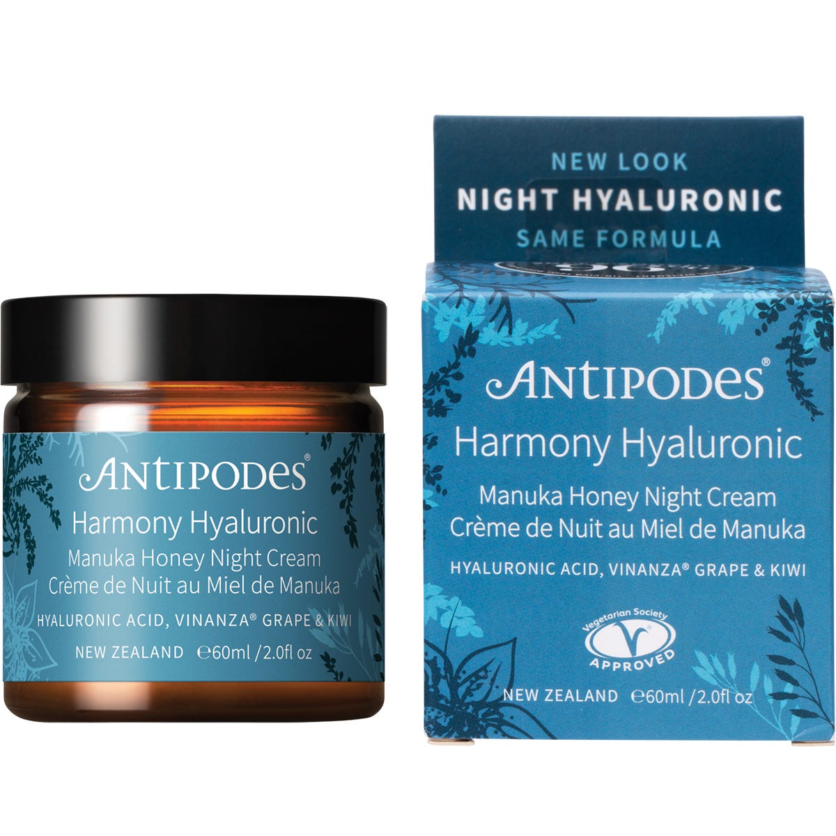 Antipodes- Harmony Hyaluronic Manuka Honey Night Cream-60ml