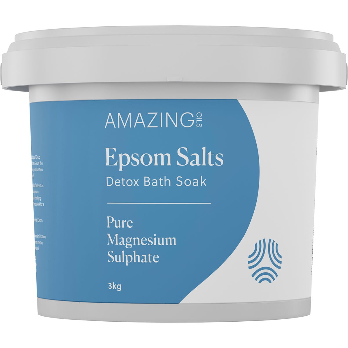 Amazing Oils- Epsom Salts Detox Bath Soak Pure Magnesium Sulphate-3kg