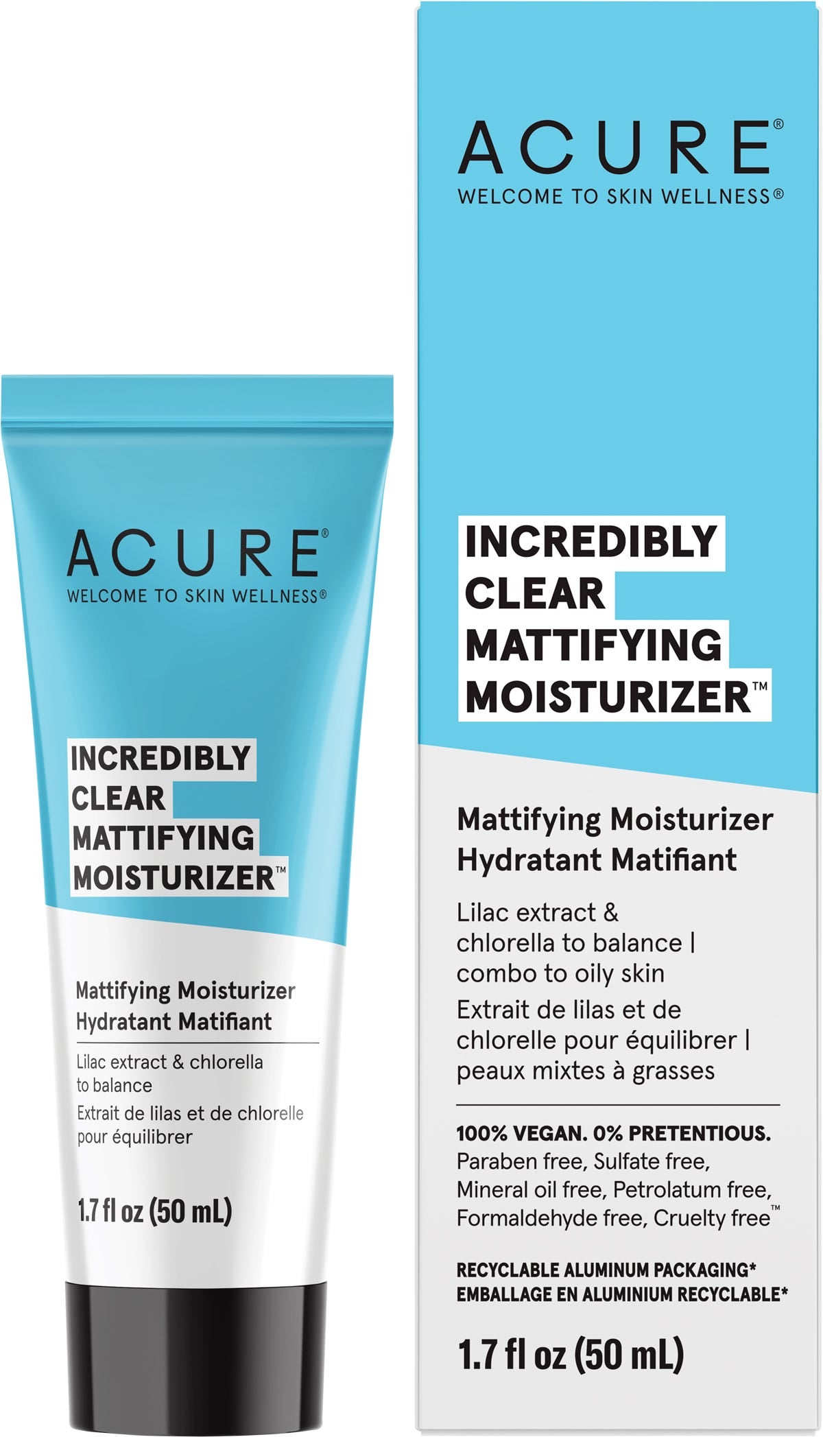 ACURE- Incredibly Clear Mattifying Moisturizer-50ml