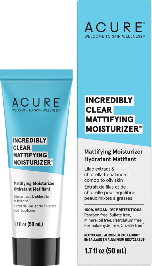 ACURE- Incredibly Clear Mattifying Moisturizer-50ml