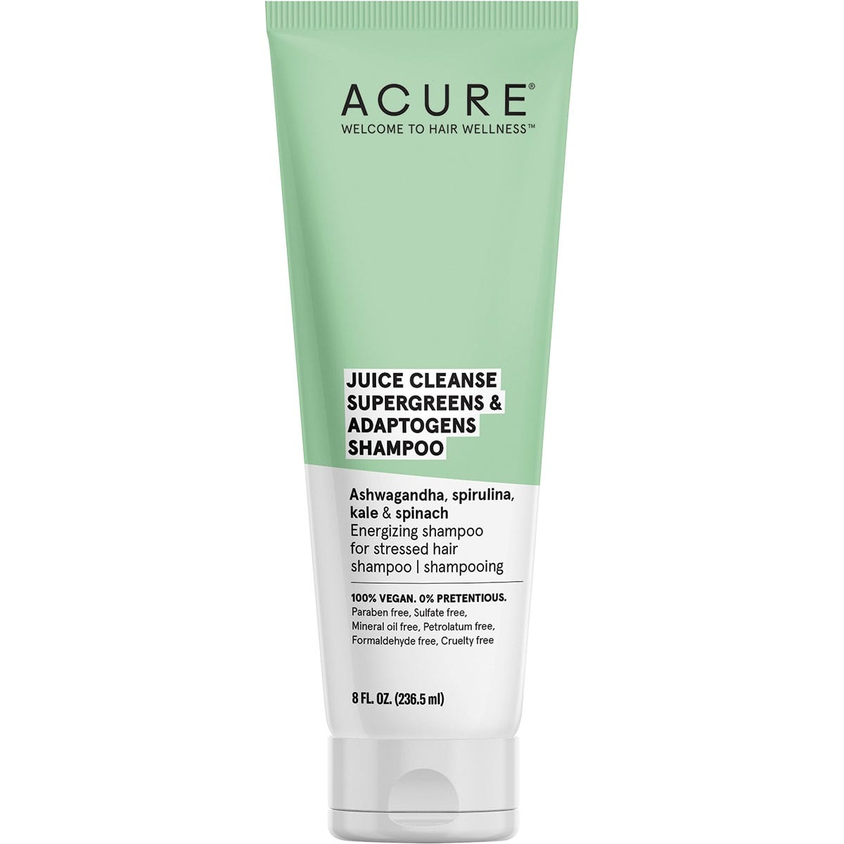 ACURE- Juice Cleanse Supergreens & Adaptogens Shampoo-236ml