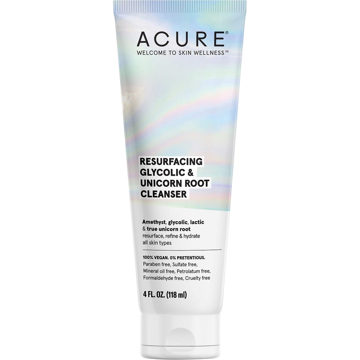 ACURE- Resurfacing Glycolic & Unicorn Root Cleanser-118ml