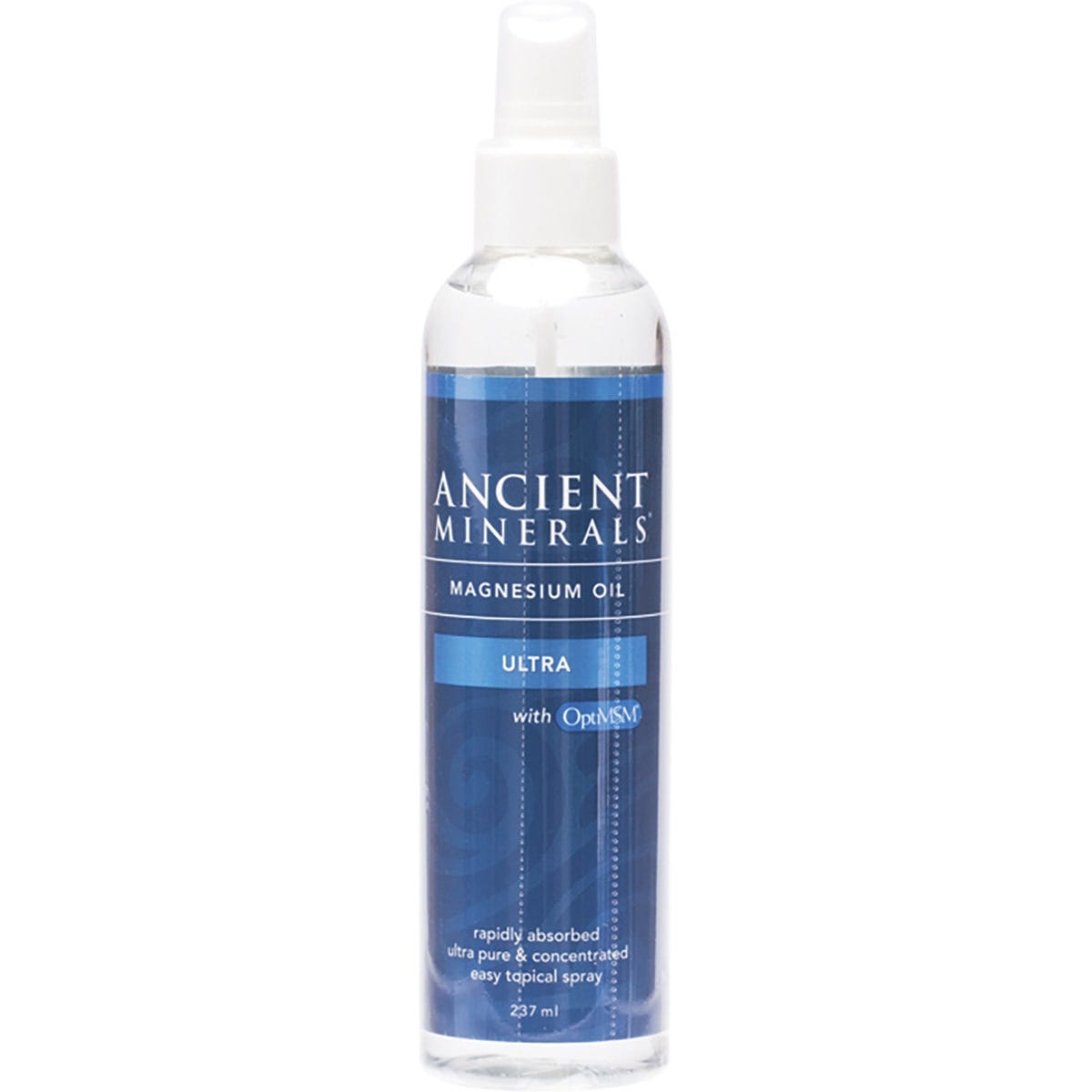 Ancient Minerals- Magnesium Oil (50%) & MSM Ultra-118ml