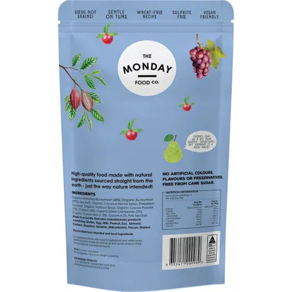 The Monday Food Co.- Activated Buckwheat Granola Cacao Berry-270g