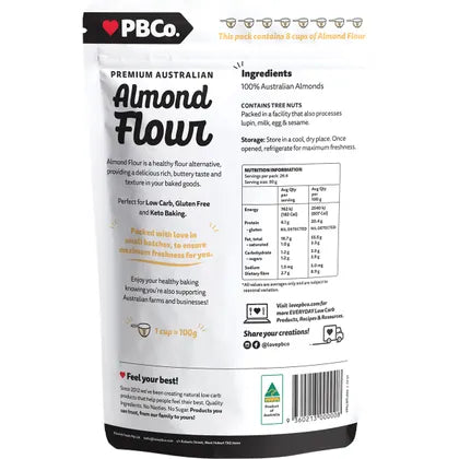 PBco- Almond Flour Premium Australian-800g