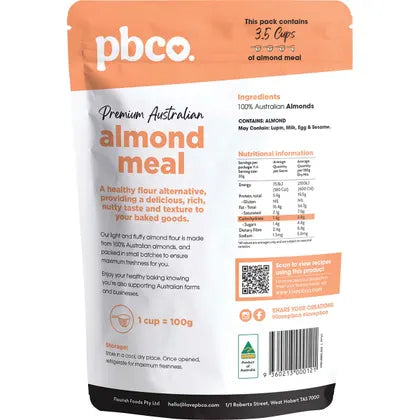 PBco- Almond Meal Premium Australian-350g