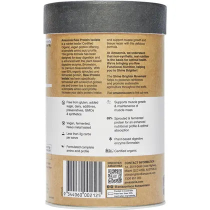 Amazonia- Raw Protein Isolate Choc Coconut-390g