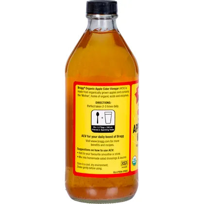 Bragg- Apple Cider Vinegar Unfiltered with The Mother-473ml