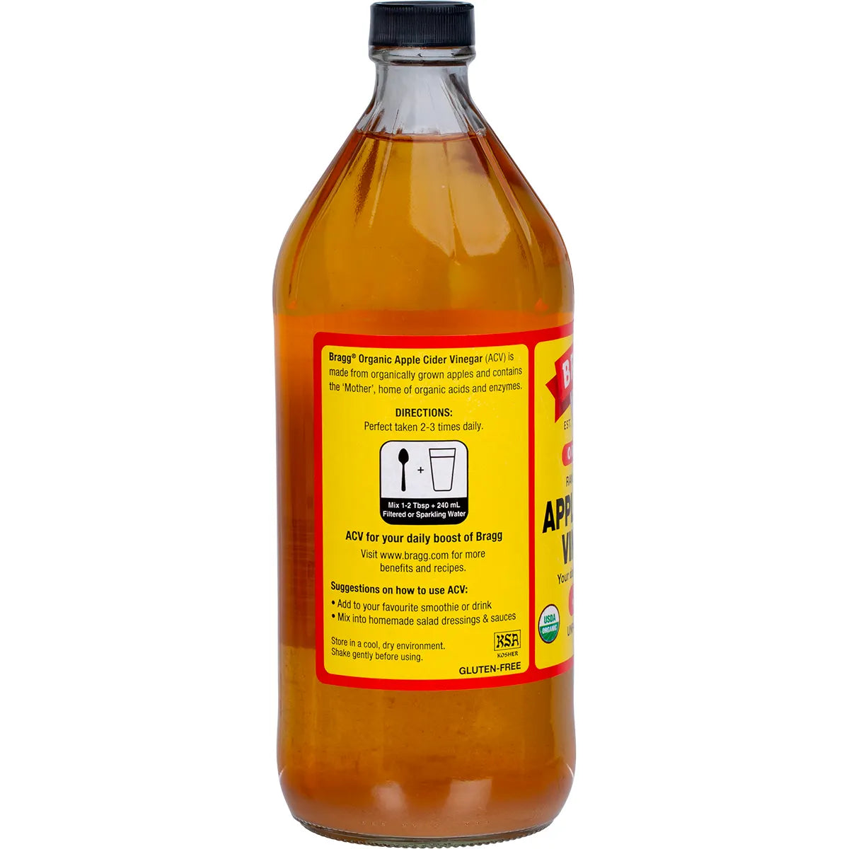 Bragg- Apple Cider Vinegar Unfiltered with The Mother-946ml
