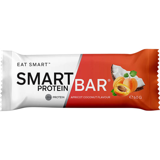 Smart Protein Bar- Apricot Coconut Flavour Protein Bar-12x60g