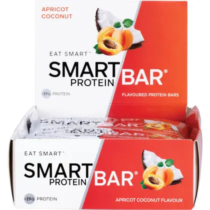 Smart Protein Bar- Apricot Coconut Flavour Protein Bar-12x60g