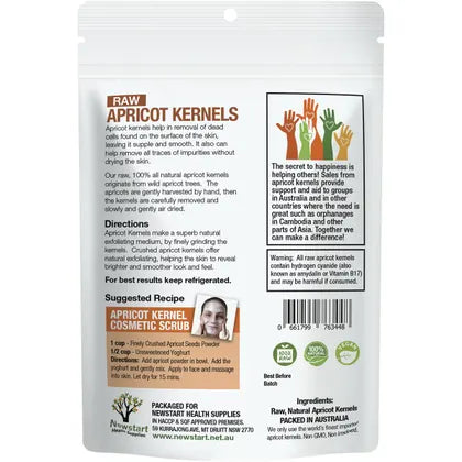 Apricare- Apricot Kernels Raw-500g