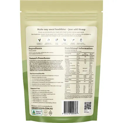 Hemp Foods Australia- Australian Hemp Seeds Hulled-800g