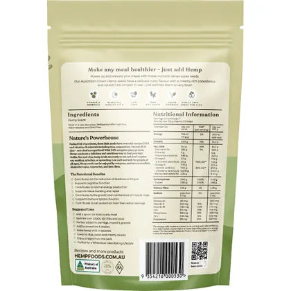 Hemp Foods Australia- Australian Hemp Seeds Hulled-8x200g