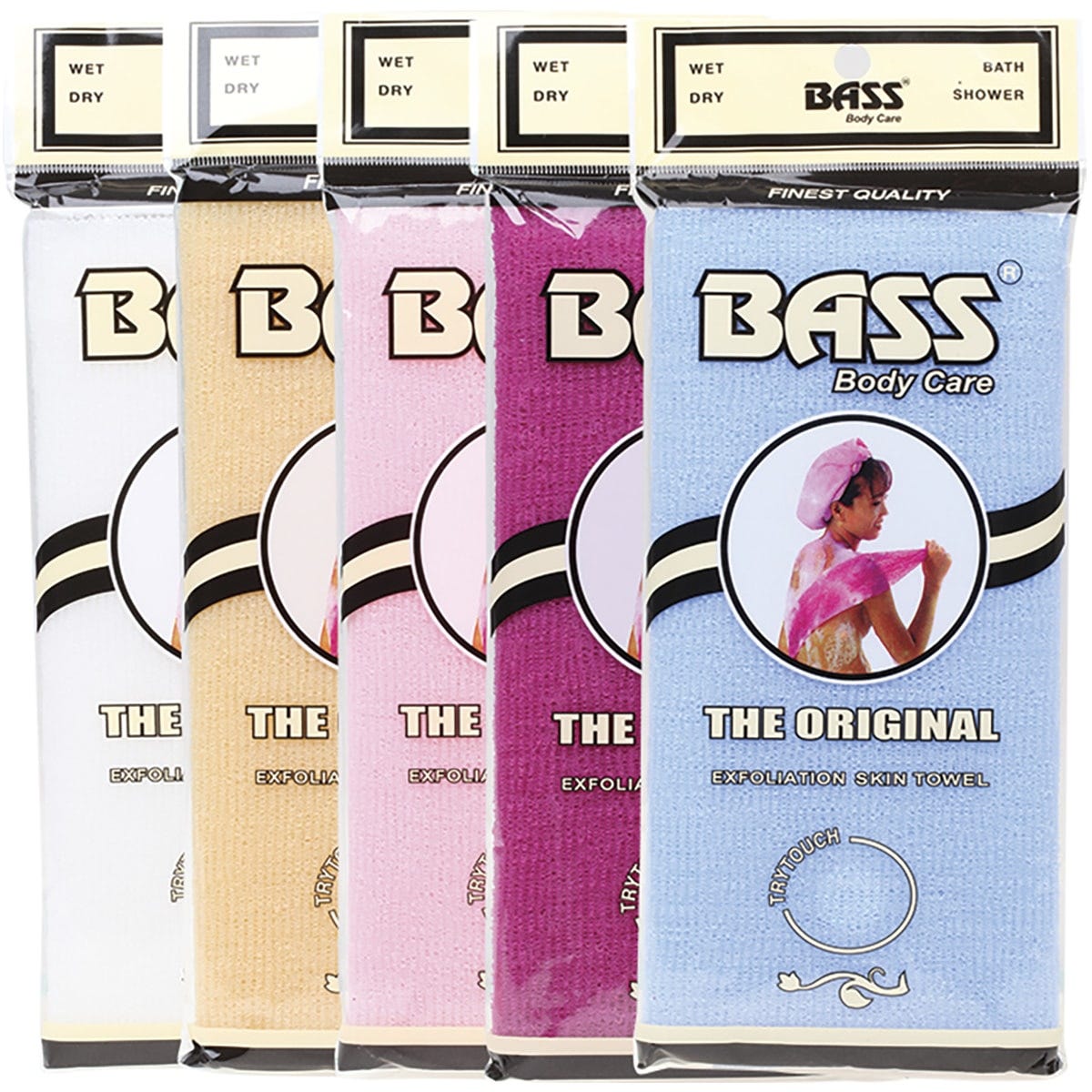 Bass- Exfoliating Skin Towel (Colour may vary)