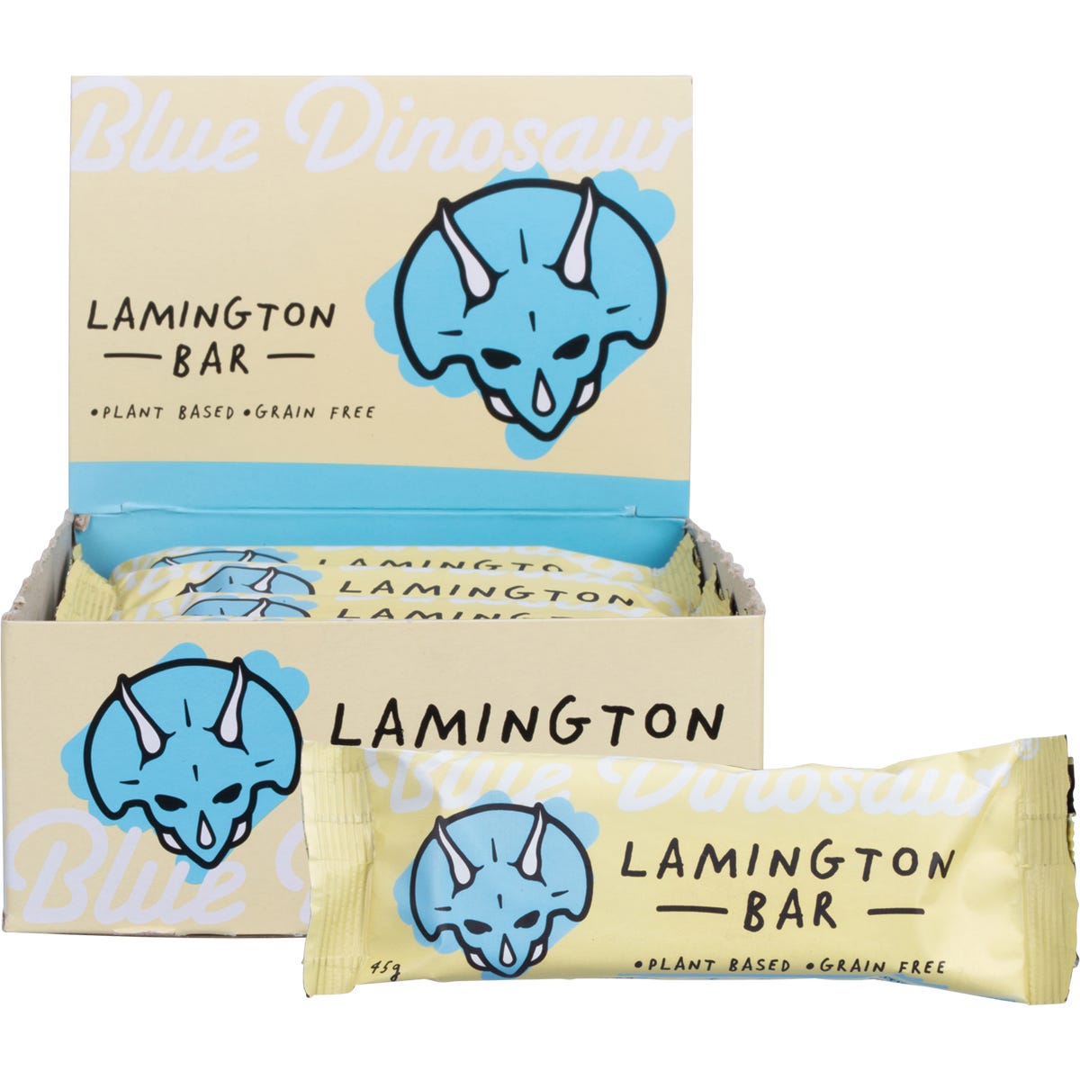 Blue Dinosaur- Lamington Snack Bar -12x45g