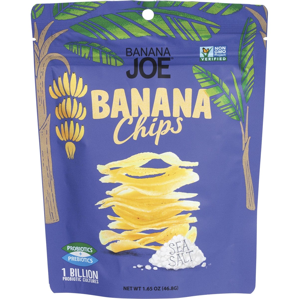 Banana Joe- Banana Chips Sea Salt-6x46.8g