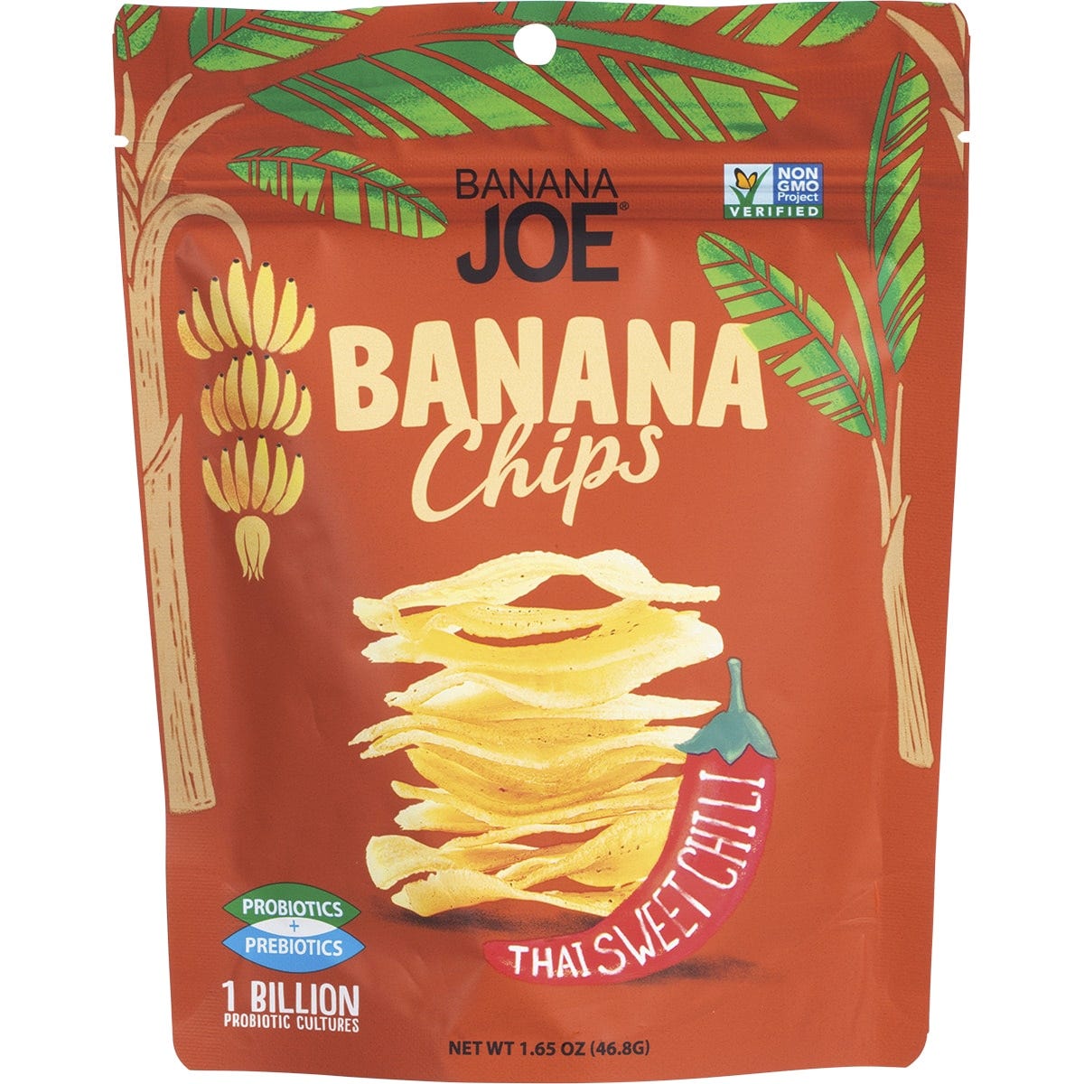Banana Joe- Banana Chips Thai Sweet Chili-6x46.8g