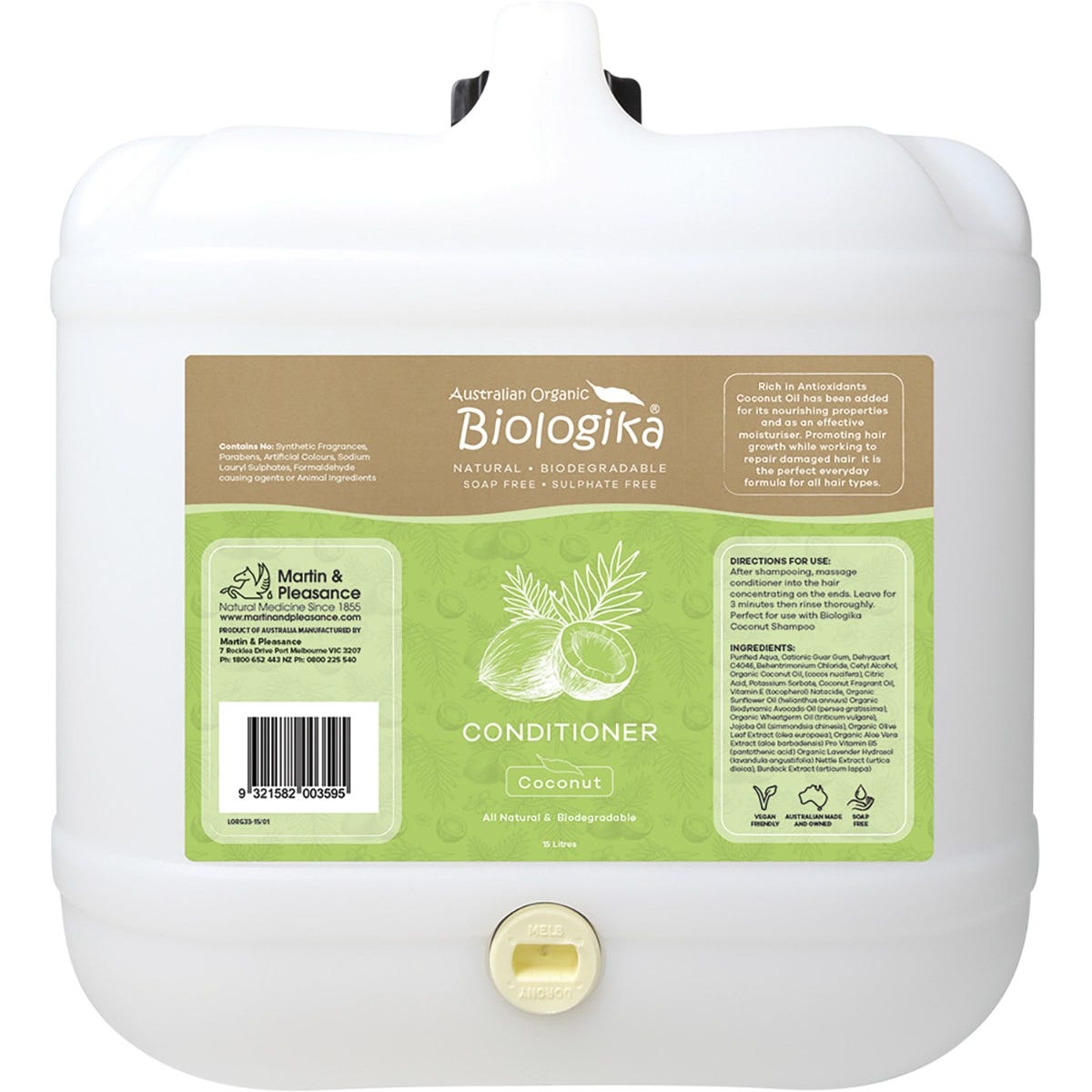 Biologika- Conditioner (Bulk) Everyday Coconut-15L