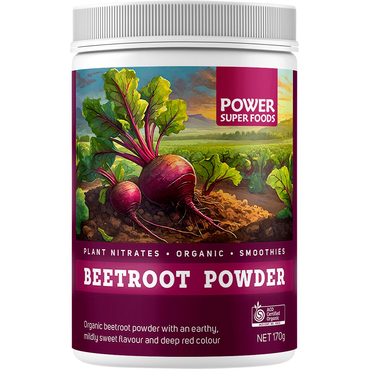 Power Super Foods- Beetroot Powder Certified Organic -170g