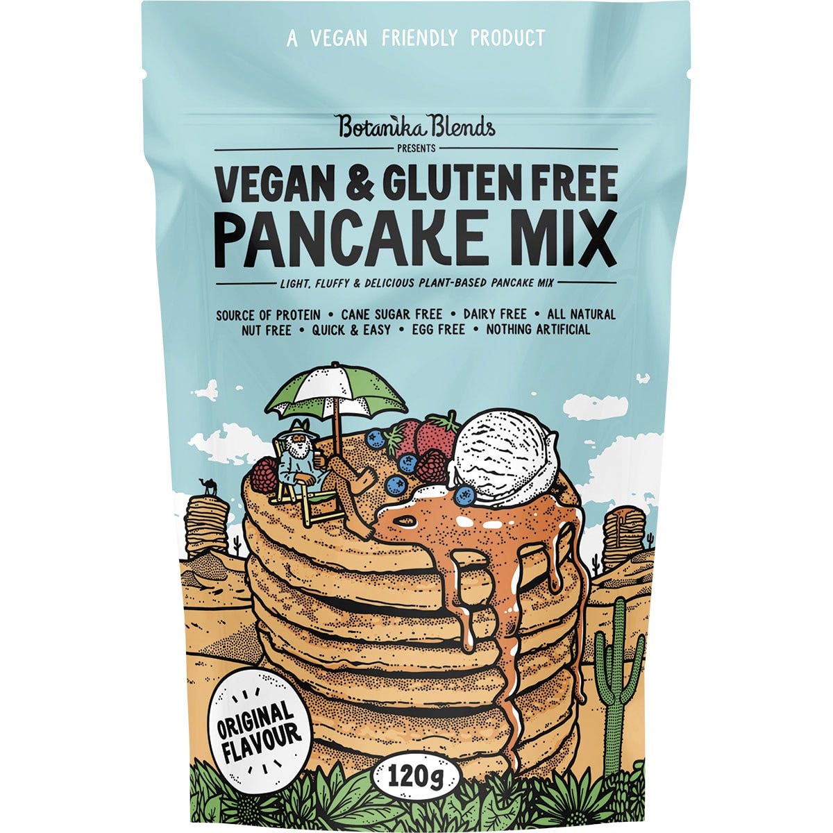 Botanika Blends- Vegan & Gluten Free Pancake Mix-120g
