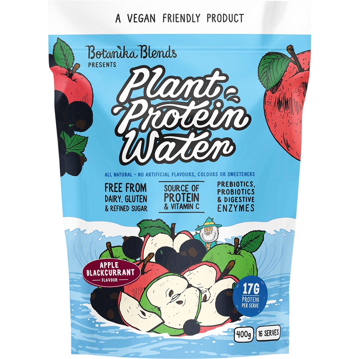 Botanika Blends- Plant Protein Water Apple Blackcurrant-400g