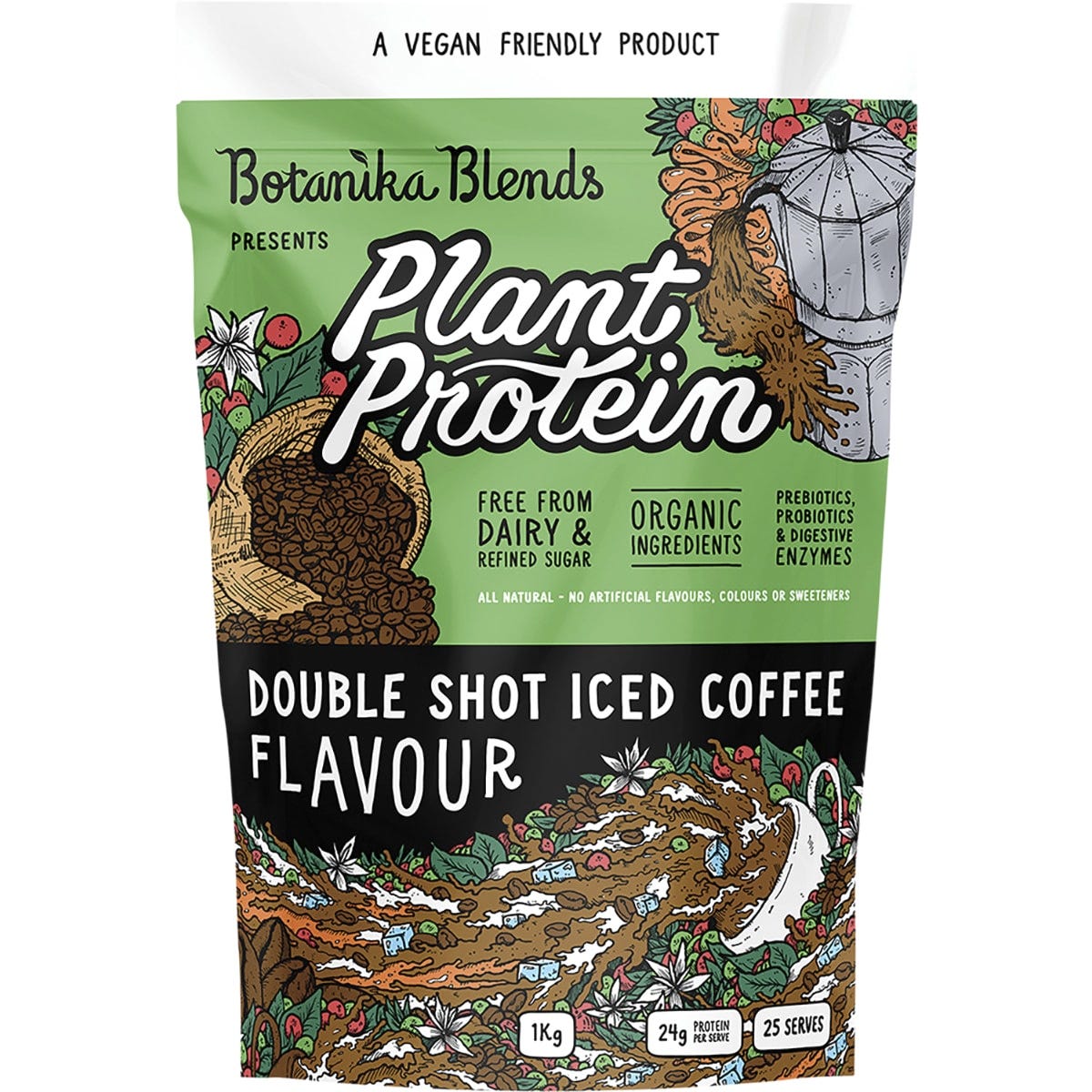 Botanika Blends- Plant Protein Double Shot Iced Coffee 1kg