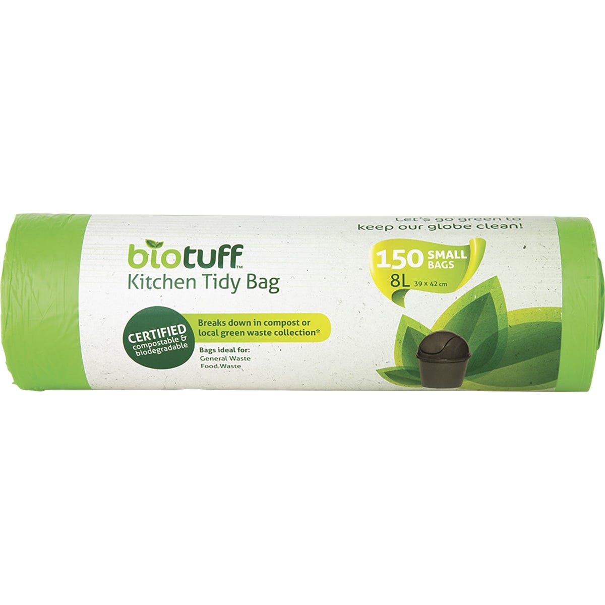 Biotuff- Kitchen Tidy Bag Small 8L-150pk