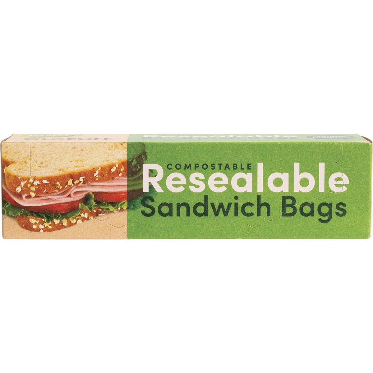 Biotuff- Resealable Sandwich Bags 18x17cm-30pk