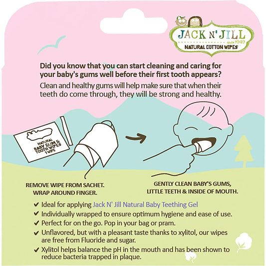 Jack N' Jill- Baby Gum & Tooth Wipes-8x25pcs