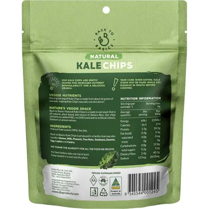 DJ&A- Back to Basics Natural Kale Chips-10x6g