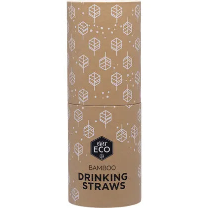Ever Eco- Bamboo Straws Straight Counter Display-x30