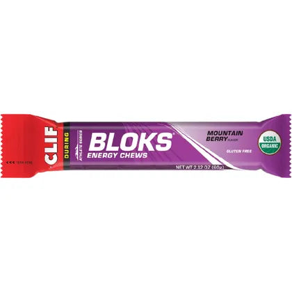 CLIF- Bloks Energy Chews Mountain Berry-18x60g