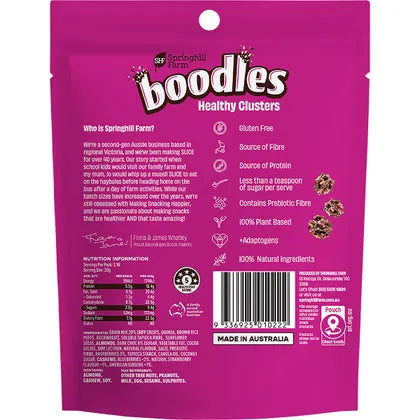 Springhill Farm- Boodles Healthy Clusters BOLSTER Mixed Berries-65g