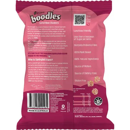Springhill Farm- Boodles Lunchbox Clusters Strawberry-65g