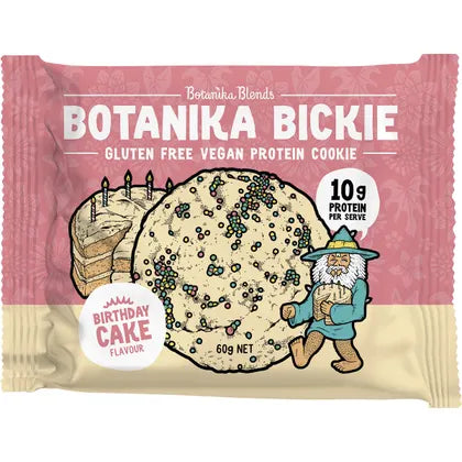 Botanika Blends- Botanika Bickie Protein Cookie Birthday Cake-12x60g