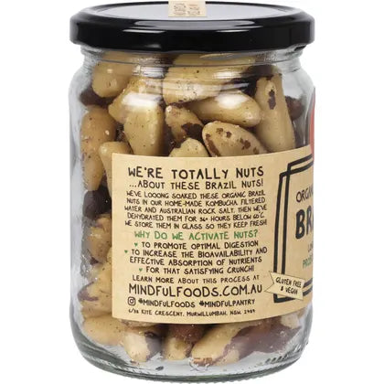 Mindful Foods- Brazil Nuts Organic & Activated-325g