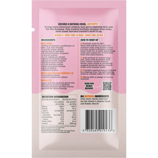 Mingle- Buffalo Chicken Bake All Natural Recipe Base-12x35g