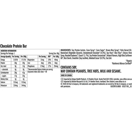 CLIF- Builders Bar Chocolate-12x68g