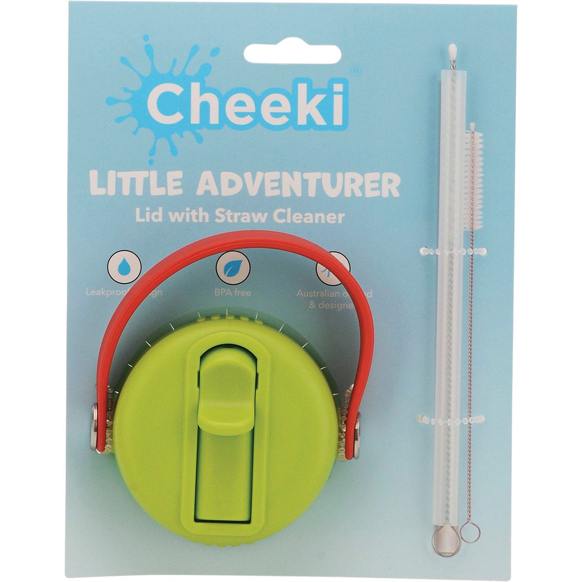 Cheeki- Kids Bottle Replacement Lid Ladybug