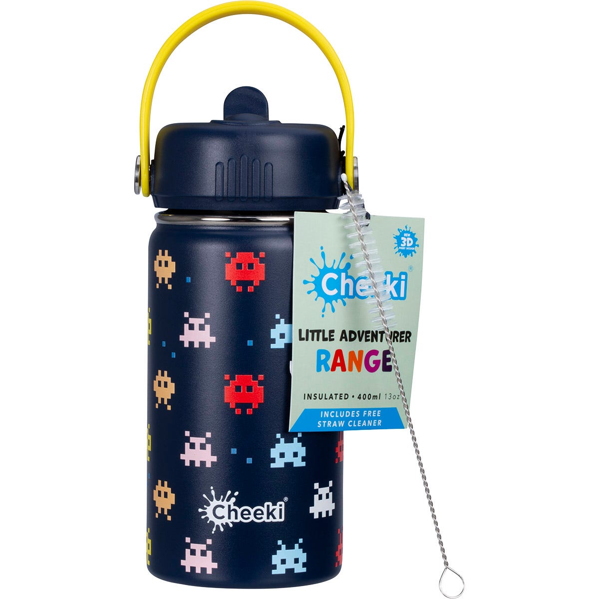 Cheeki- Kids Bottle Insulated Arcade-400ml