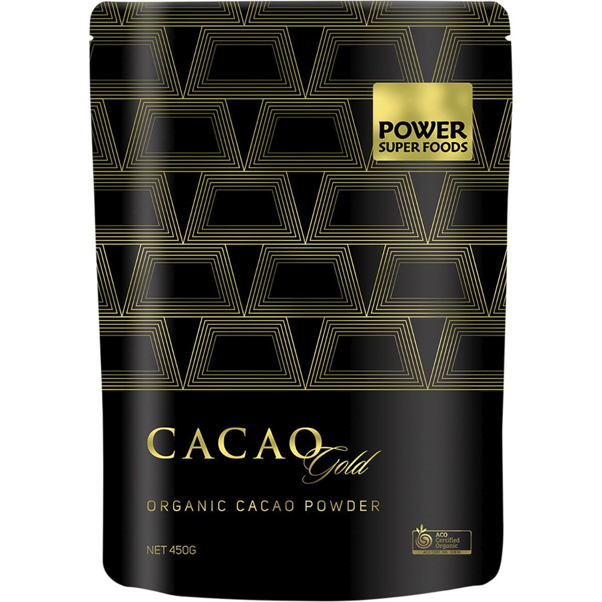 Power Super Foods- Cacao Gold Powder Certified Organic -225g