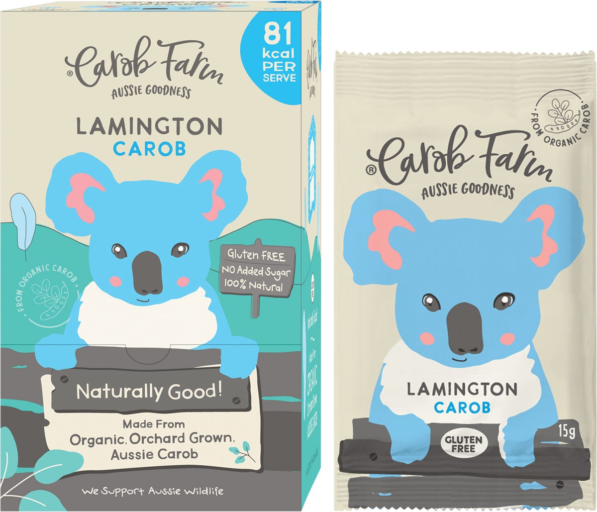 Carob Farm- Carob Koala Lamington-50x15g