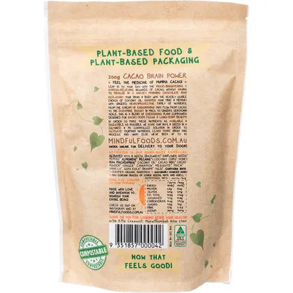 Mindful Foods- Cacao Brain Power Granola Organic & Activated-200g
