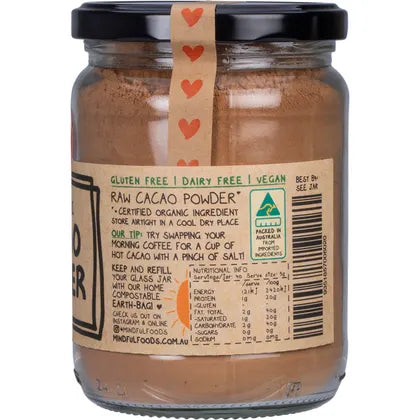 Mindful Foods- Cacao Powder Raw Organic-200g