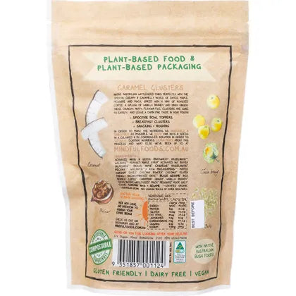 Mindful Foods- Caramel Clusters Native Wattle Seed Organic & Activated-200g